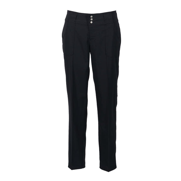 Women's Black Belted Cropped Pant | Jofit