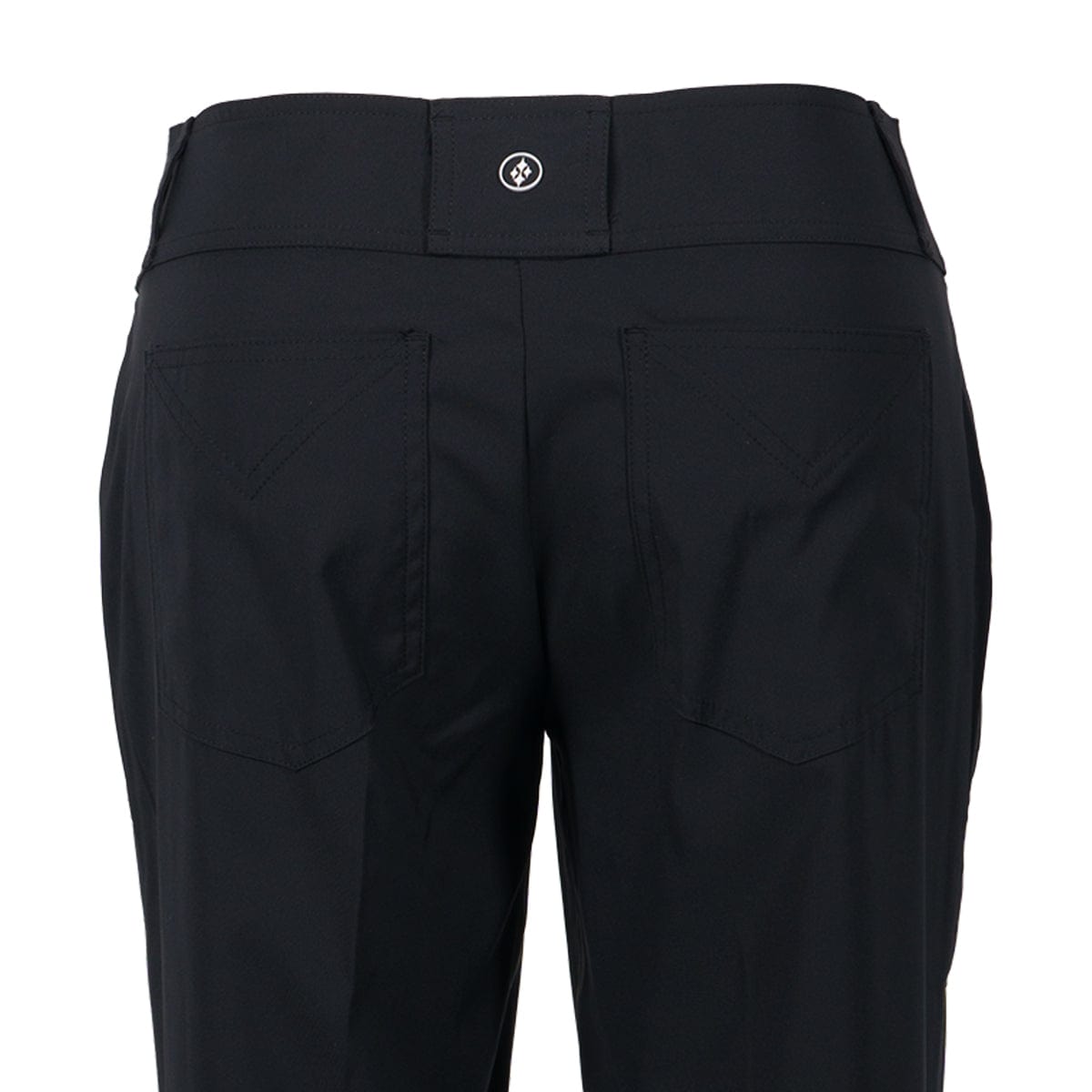 Women's Cropped Sports Pants Joluvi Fit-Flex Black main image 1