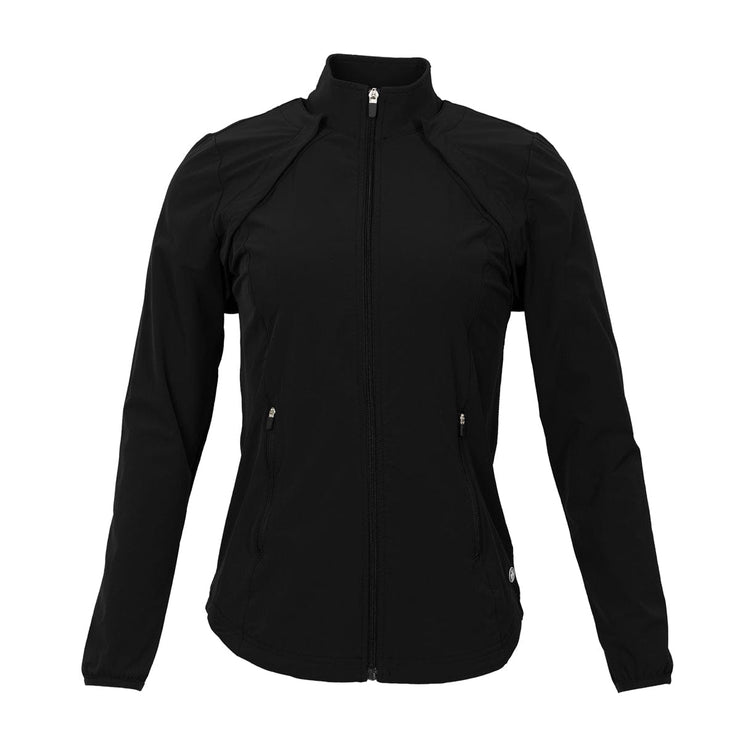 Wind Jacket with Removable Sleeves Black – Jofit